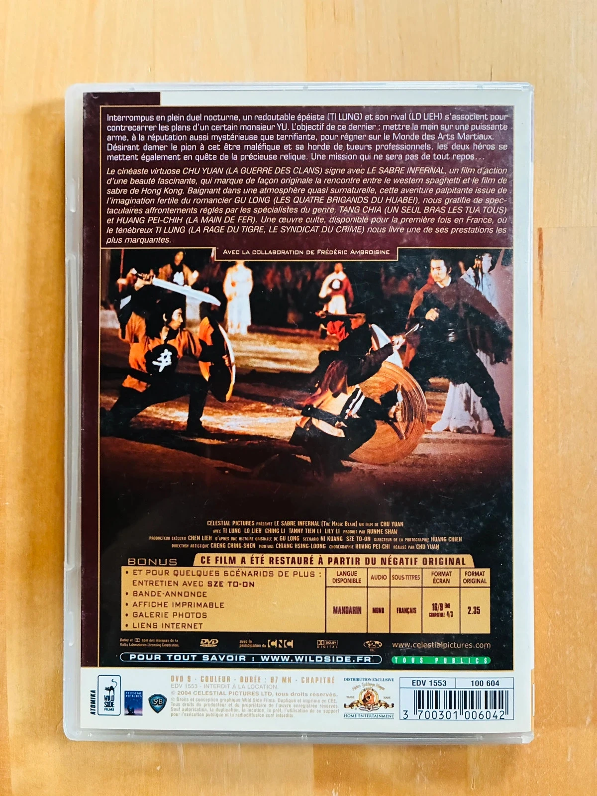 DVD estuche slim Le Sabre Infernal. – photo 3